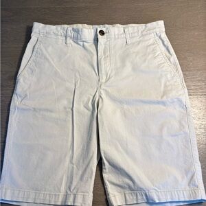 Linden Men's Light Cream Flat Front Shorts